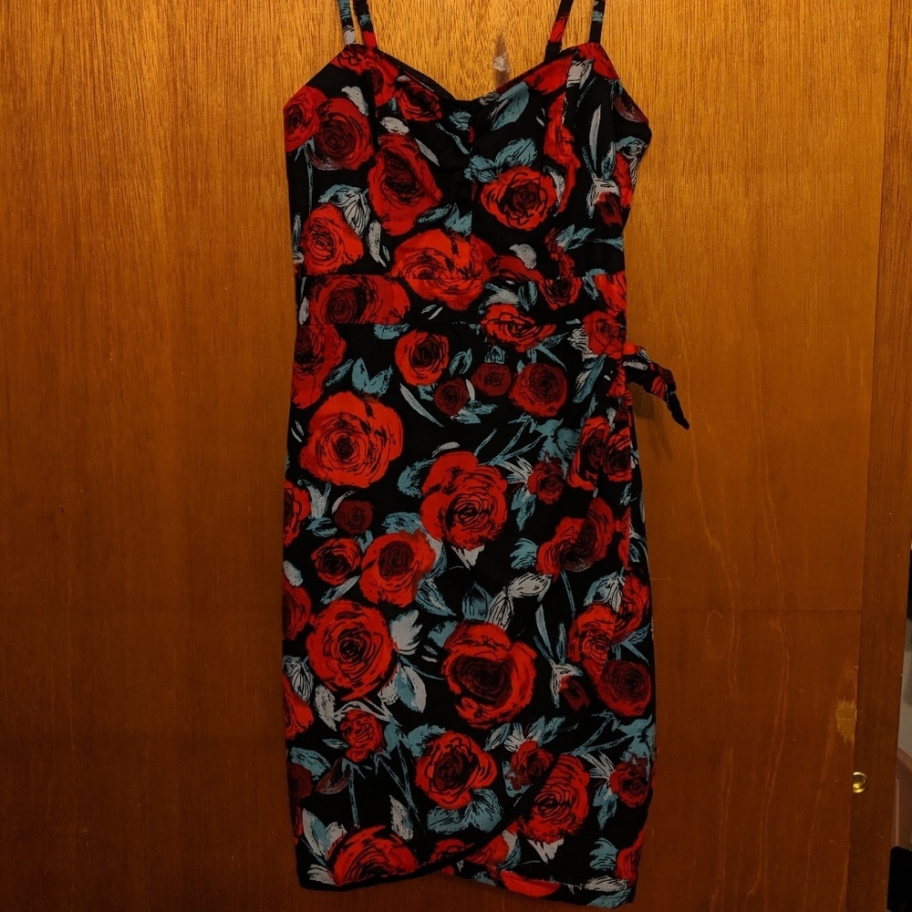 90's Chic Sweetheart Rose Mini Dress